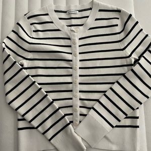 Club Monaco striped cardigan - worn once